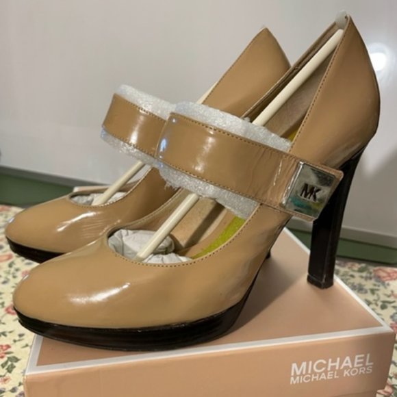MICHAEL Michael Kors Davenport Mary Janes, Patent Leather, Size 8 - Picture 2 of 16